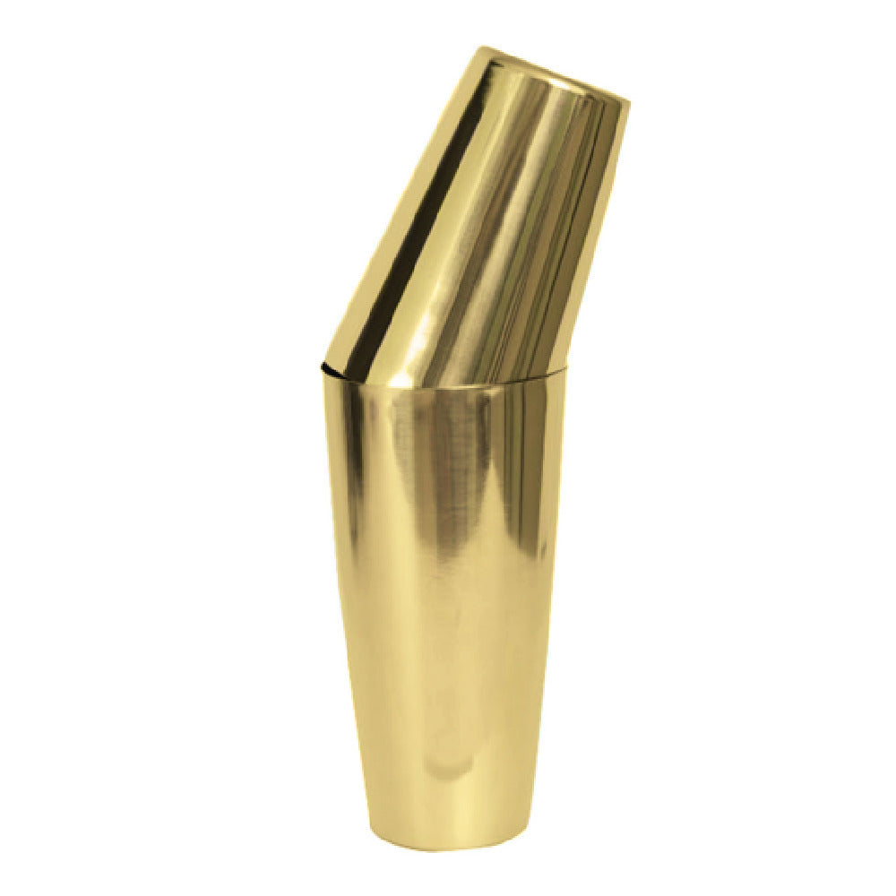Spill-Stop 103-62 - Shaker Can Set, 28oz/18oz, PVD Gold Coating Over Stainless Steel