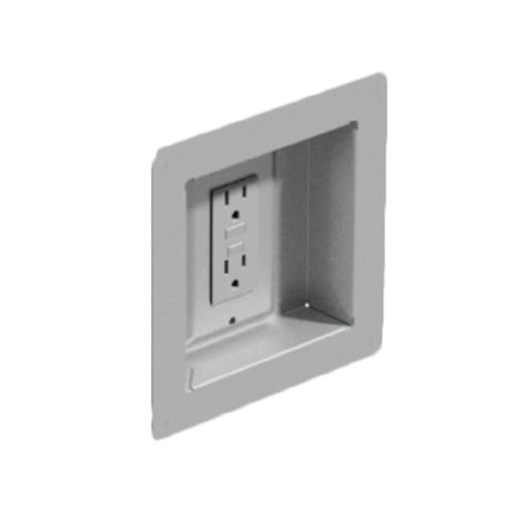 Advance Tabco SU-62C Duplex Outlet With GFI Recessed In Bar Die Wall (wiring By Others)