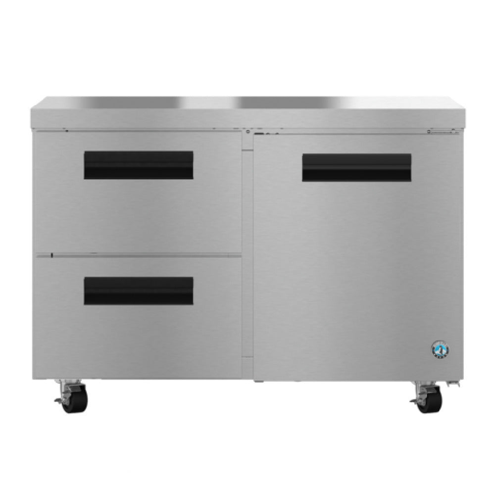 Hoshizaki UF48B-D2 - Steelheart Series Undercounter Freezer, Reach-in, Two-section