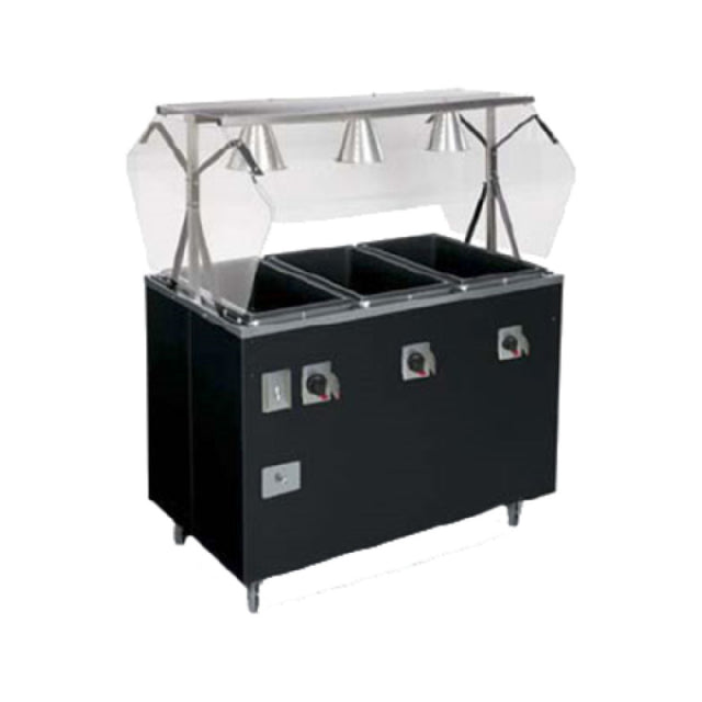 Vollrath T38707 2-Series Affordable Portable™ Hot Food Station Deluxe (3) Well