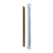 PacknWood 210CHCOS23W - Boba Straws, 0.5" Dia. X 9.1"H, Compostable
