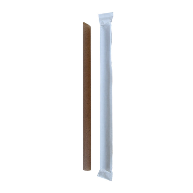 PacknWood 210CHCOS23W - Boba Straws, 0.5" Dia. X 9.1"H, Compostable
