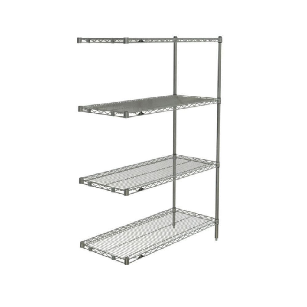 Metro AN346BR Super Erecta® Add-On Shelving Unit 42"W X 18"D X 63"H (4) Wire Shelves