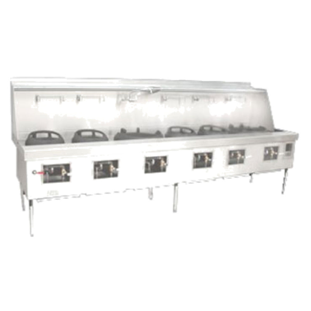 Town Y-6-SS York® Wok Range Gas (6) Chambers