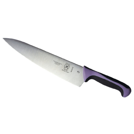 San Jamar ASZKNIFE Saf-T-Grip® Allergen Saf-T-Zone™ Chef's Knife 10" Stamped