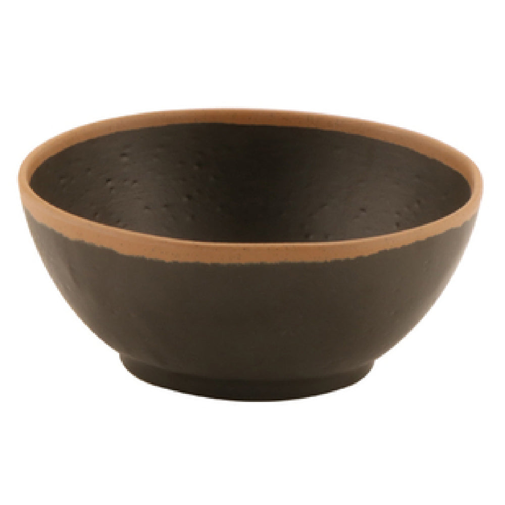 GET Enterprises B-303-BR Pottery Market™ Salad Bowl 1 Qt. (1.2 Qt. Rim Full) 7" Dia. X 2-1/2"H