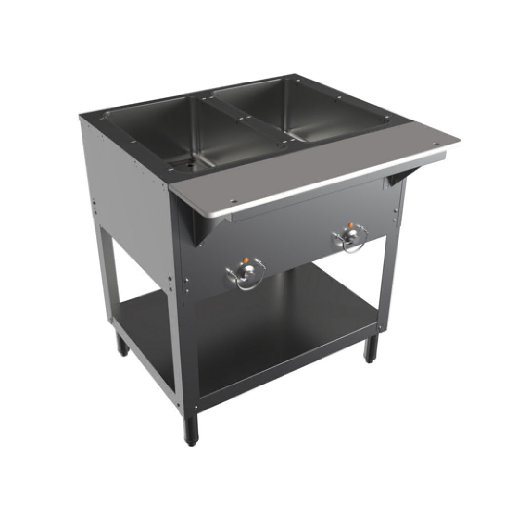 BK Resources ST-SW-2 Steam Table Electric 2-pan Open Well Design