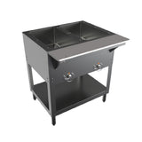 BK Resources ST-SW-2 Steam Table Electric 2-pan Open Well Design