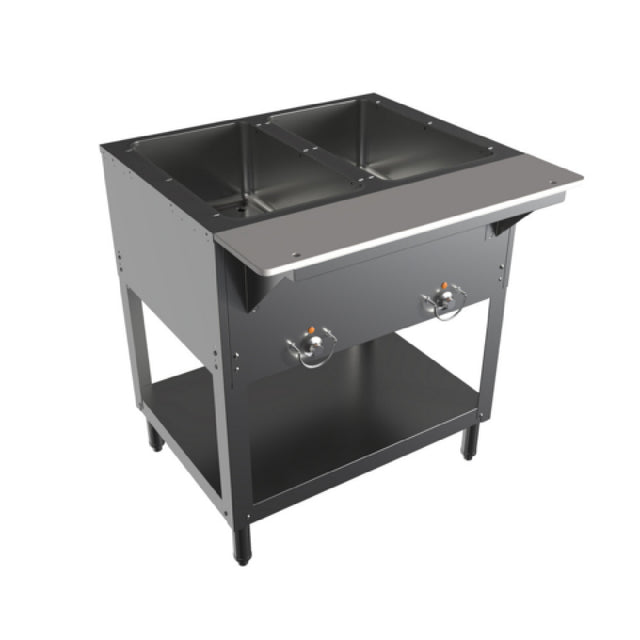 BK Resources ST-SW-2 Steam Table Electric 2-pan Open Well Design