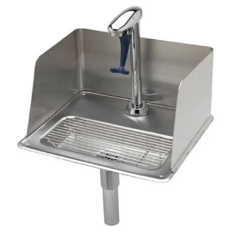 T&S Brass B-1235 Water Station Splash Guard Drop-in