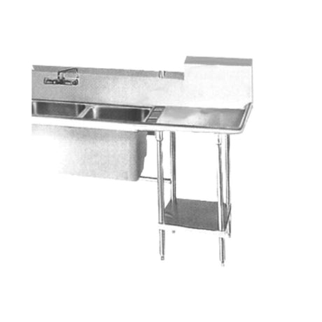 Advance Tabco K-479 Undershelf Stainless Steel (per Linear Foot)