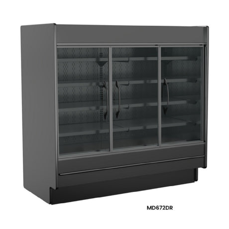 Structural Concepts MD672DR Fusion® Self-Service Refrigerated Display Case 72"L X 37-1/8"D X 72-1/2"H