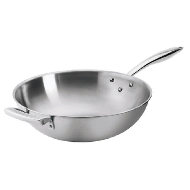 Browne Foodservice 5724095 Thermalloy® Wok 5 Qt. 12" X 3-3/5"