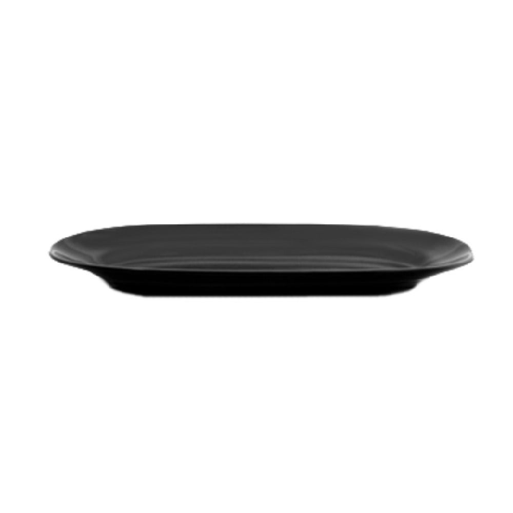 GET Enterprises M17RC-B Elite Global Solutions Platter 16-1/2"L X 7-1/2"W X 1-1/2"H Oval