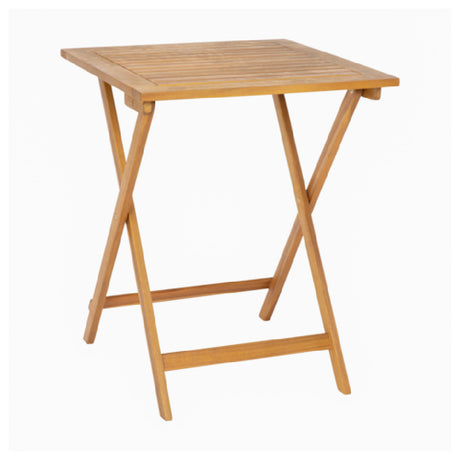 Flash Furniture THB-T6060-NAT-GG Martindale Portable Folding Table 23-1/2"W X 23-1/2"D X 29-1/2"H Square Table