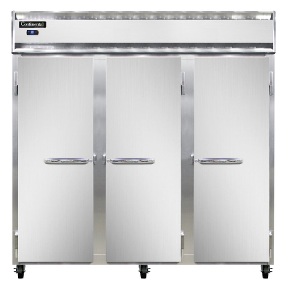 Continental Refrigerator 3RNSS Refrigerator Reach-in Three-section