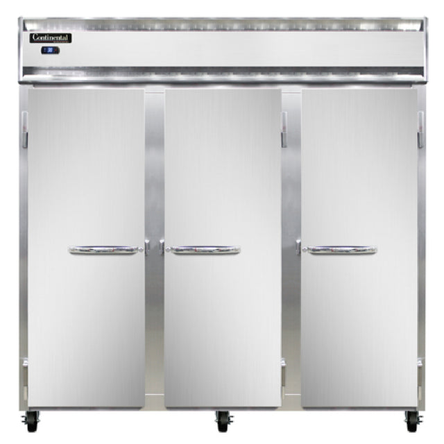 Continental Refrigerator 3RNSS Refrigerator Reach-in Three-section