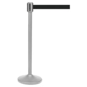 Central Specialties 5500SS-BLK Crowd Control Stanchion Portable 12-1/2" Base Dia.