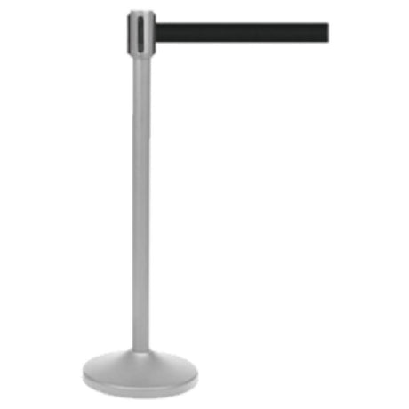 Central Specialties 5500SS-BLK Crowd Control Stanchion Portable 12-1/2" Base Dia.