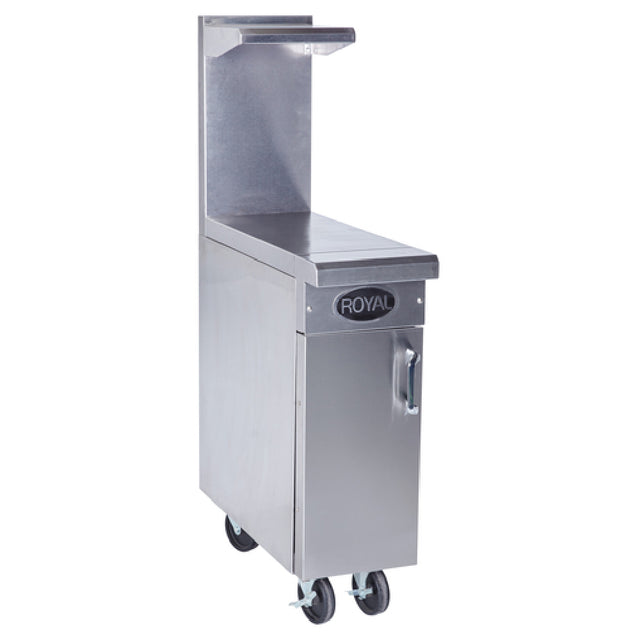 Royal Range Of California RR-36SPR Spreader Work Surface Range Match 36" Stainless Steel Front And Sides Including Backguard And High Shelf