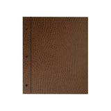 Risch CMBFF-CH 8.5X11 Chesterfield Ostrich Texture Faux-leather Chicago Menu Board (specify Color)