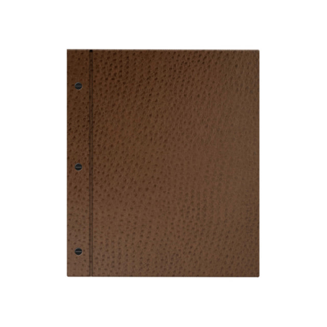Risch CMBFF-CH 8.5X11 Chesterfield Ostrich Texture Faux-leather Chicago Menu Board (specify Color)
