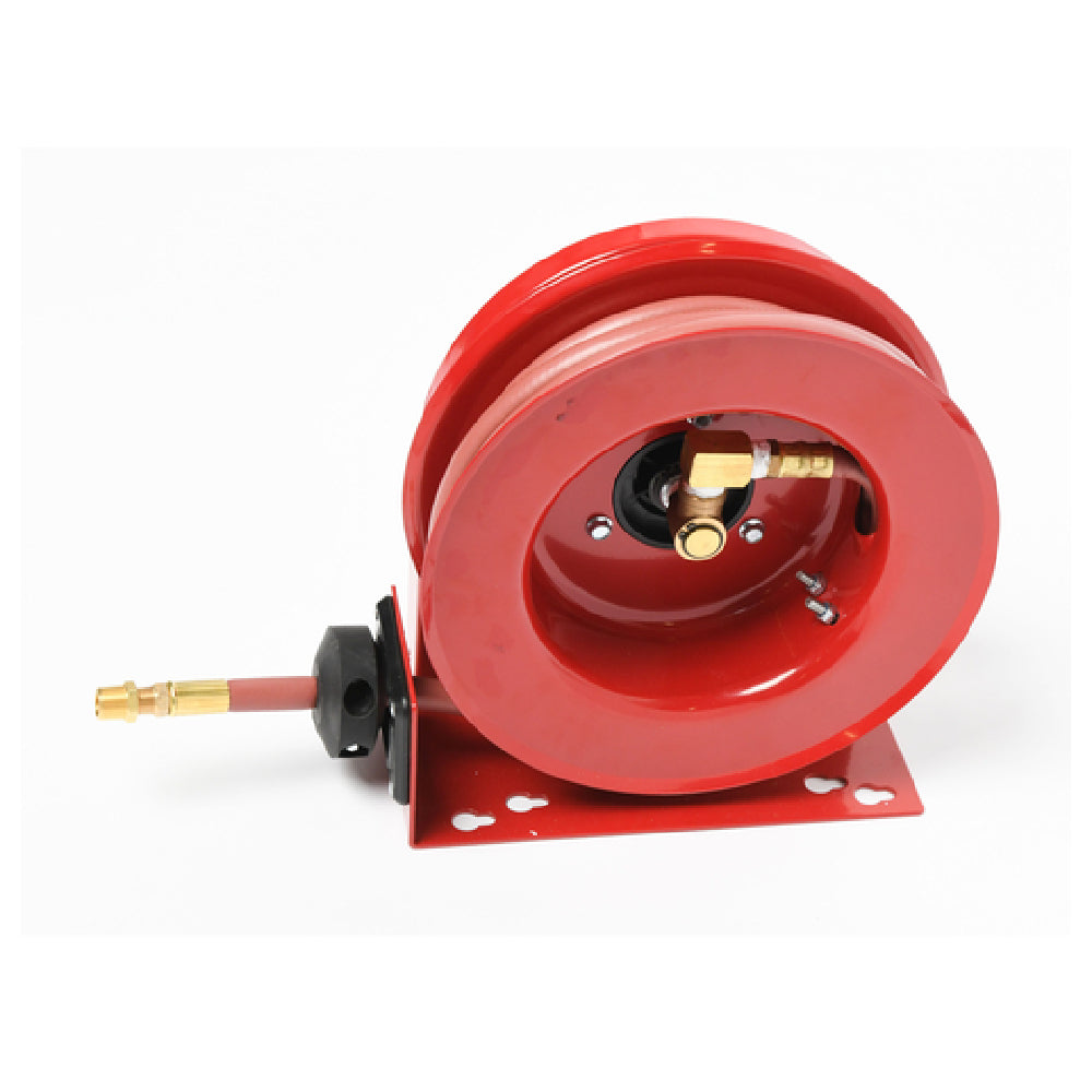 Fisher 29662 Hose Reel Assembly Under Counter Reel Rinse With Spray Valve Powder Coated Steel Construction