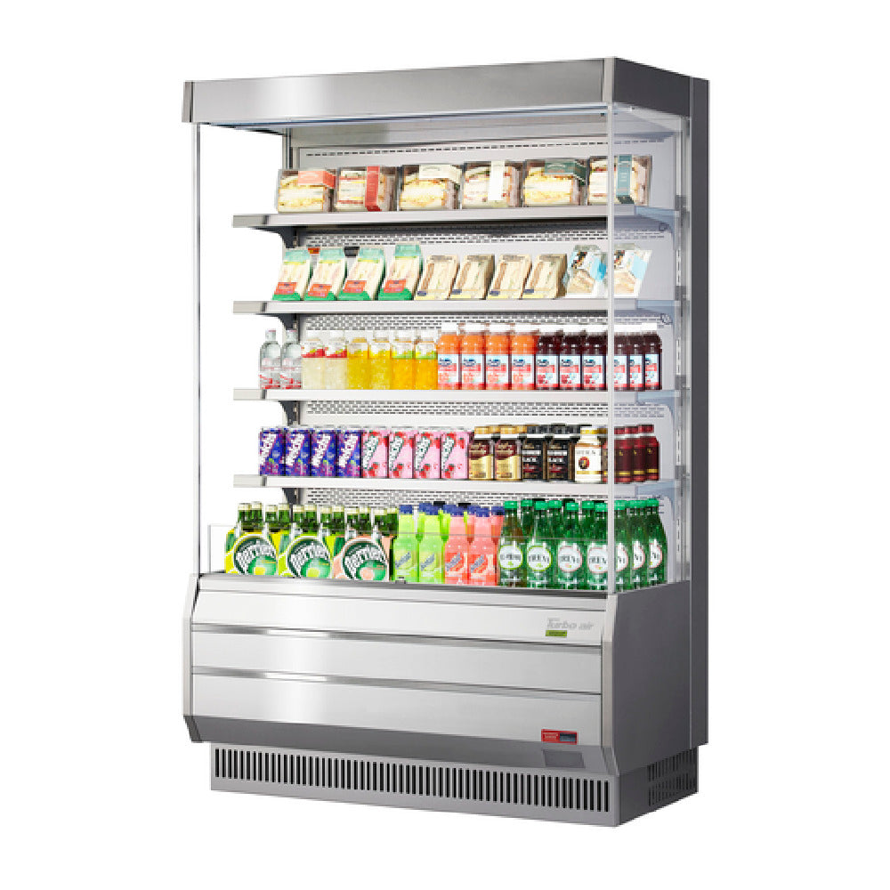 Turbo Air TOM-50S-N Vertical Open Display Merchandiser Full-height 16.5 Cu. Ft. Capacity