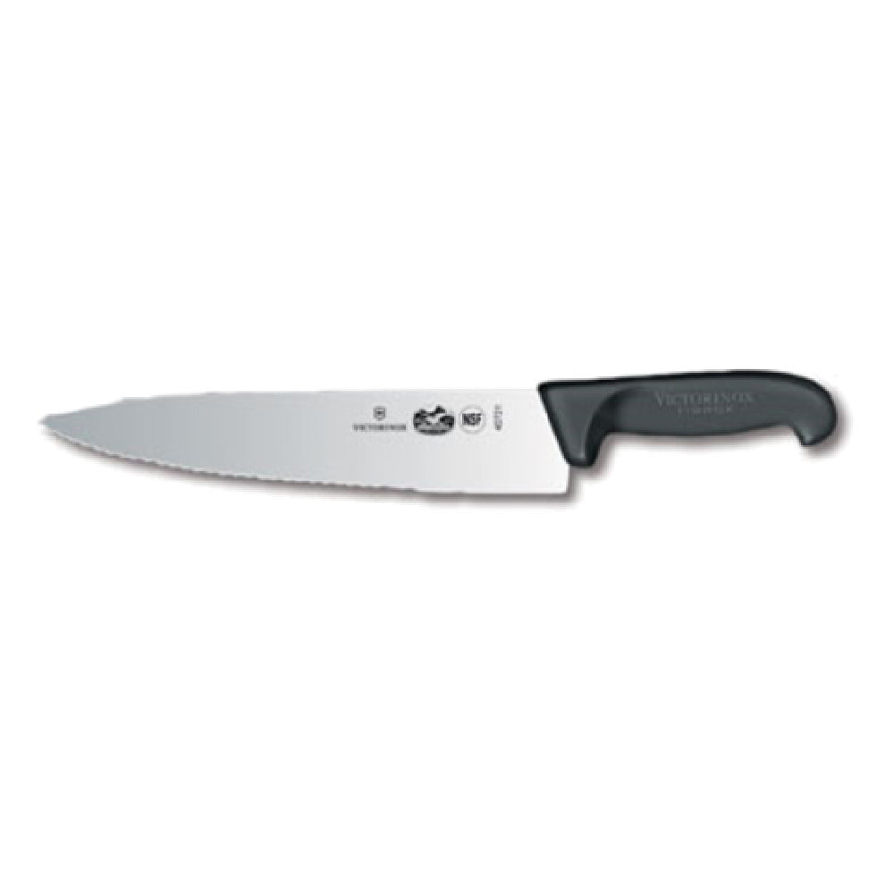 Victorinox 5.2033.25-X1 Chef's Knife 10" Wavy/straight Edge Fibrox® Nylon Handle