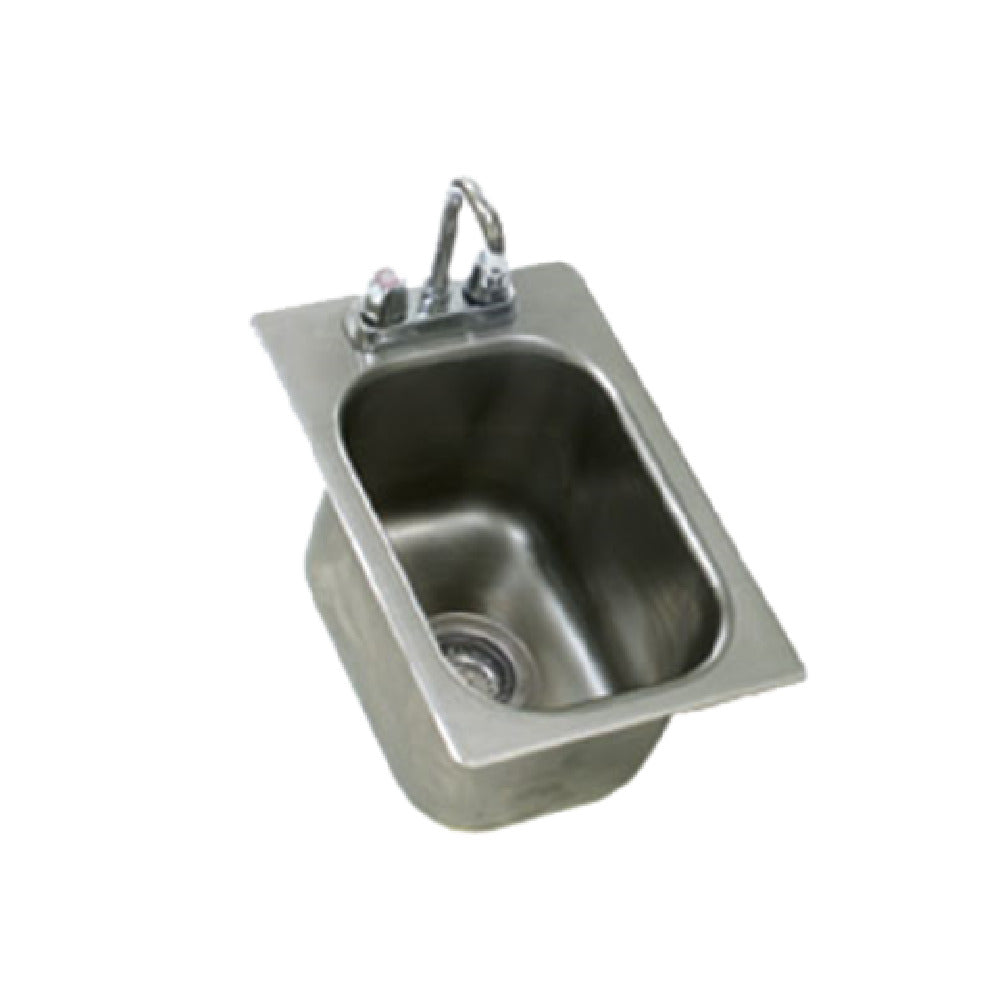 Eagle SR10-14-9.5-1-1X Self-Rimming Drop-In Sink One Compartment 10" Wide X 14" Front-to-back X 9-1/2" Deep Bowl