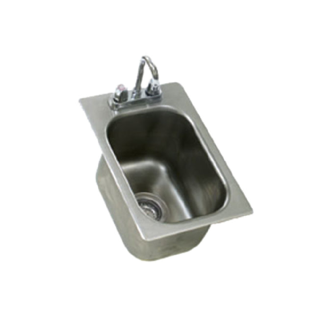 Eagle SR10-14-9.5-1-2X Self-Rimming Drop-In Sink One Compartment 10" Wide X 14" Front-to-back X 9-1/2" Deep Bowl