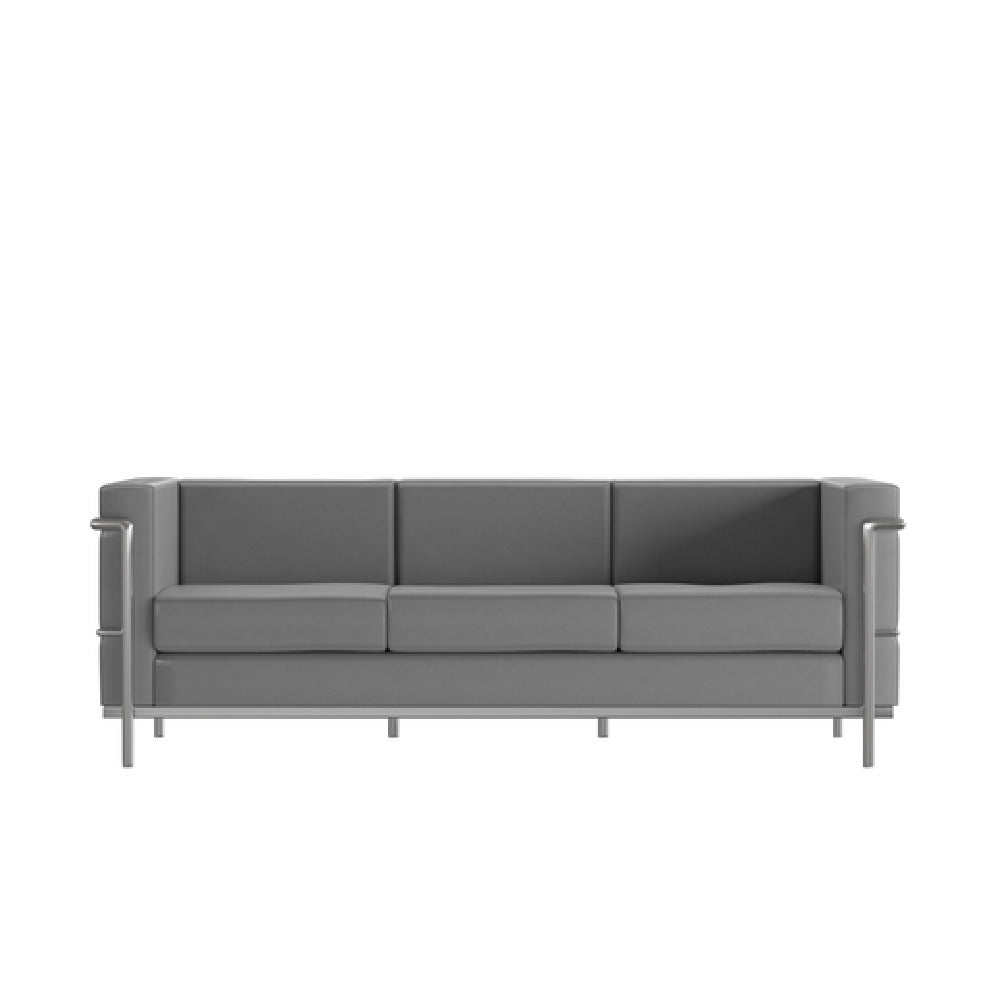 Flash Furniture ZB-REGAL-810-3-SOFA-GY-GG Hercules Regal Series Sofa 79"W X 28-1/2"D X 27-1/2"H