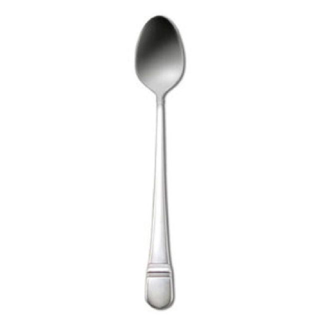 1880 Hospitality 1119SITF Oneida® Iced Teaspoon 7-1/2" Banded Teardrop Shaped Handle