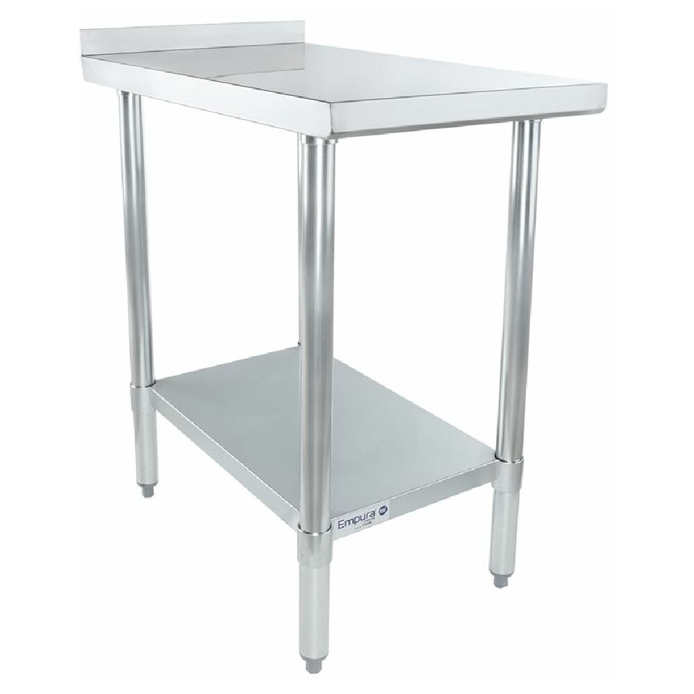 Empura Stainless FT1830E Filler Table 18"W X 30"D X 34.75"H Overall 18G 430 Stainless Steel