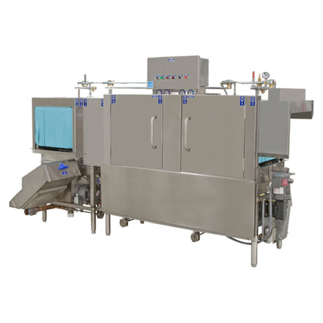 Stero ER94SC Dishwasher With 36" Corner Load Power Scrapper Conveyor Type High Temp