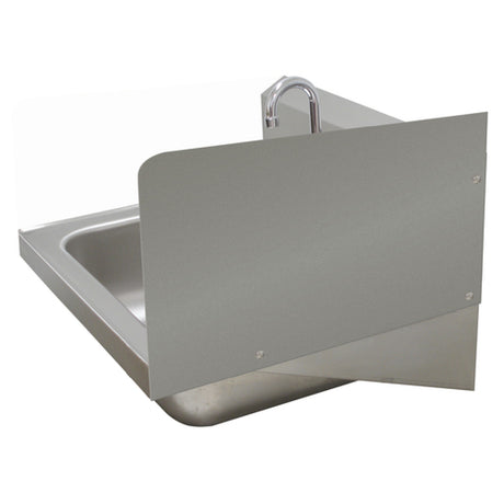 Advance Tabco 7-PS-13E Bolted Side Splash 12"H (installed Height) For Hand Sinks With 16" Wide X 14" Front-to-back Bowl