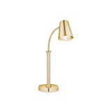 Bon Chef 9669-G - Single Heat Lamp, 9" L X 9" W X 27" H, Portable Countertop/freestanding