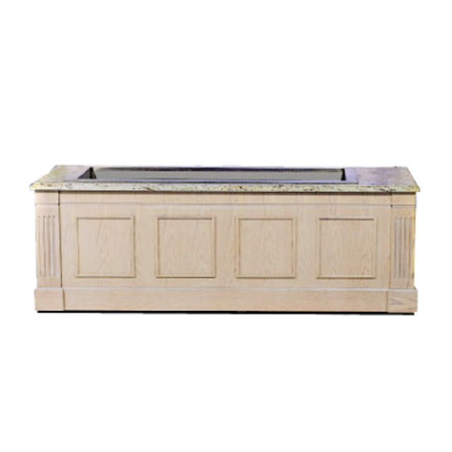 Bon Chef 50085NS Euro Modular Buffet Station 8' L X 30" W X 34-1/2" H With Standard Corian Top