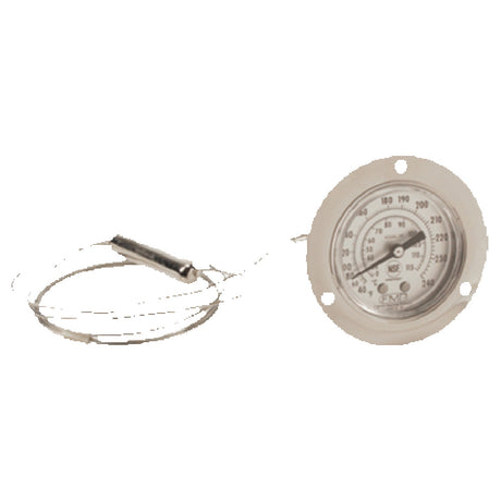 Franklin Machine Products 138-1041 Warmer Thermometer 2" Dial 3" Flange