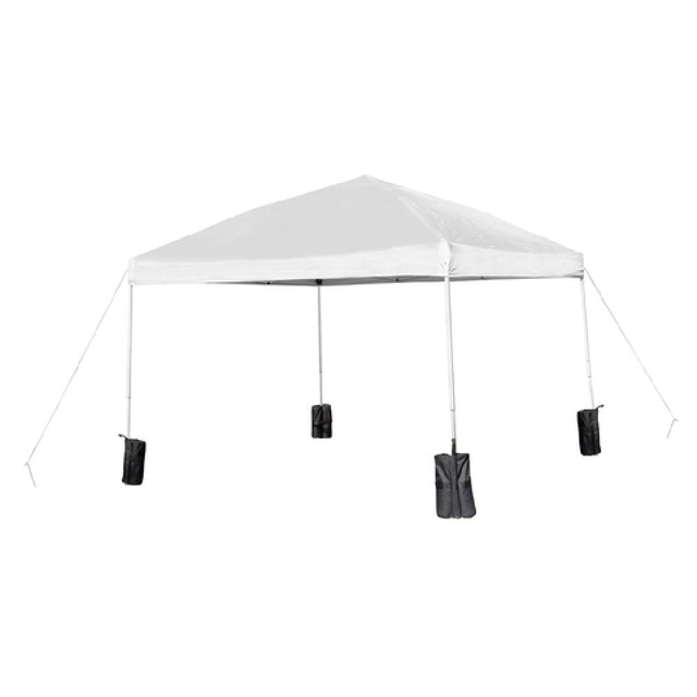 Flash Furniture JJ-GZ1010PKG-WH-GG Pop-up Canopy Tent 10' X 10' Wheeled Case