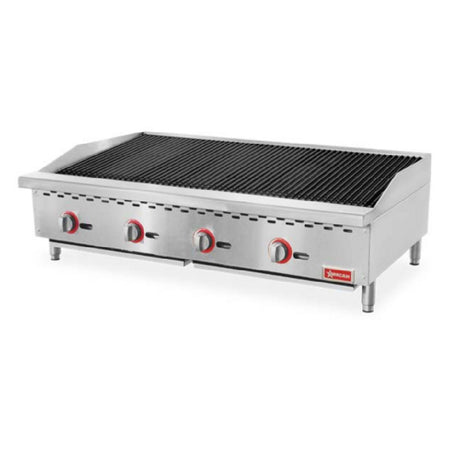 Omcan 47766 (CE-CN-CB48-M) Charbroiler Countertop Natural Gas