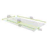 PacknWood 210LAP40B - Overlap Labels, 15.75", Adhesive