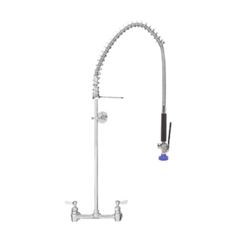 Fisher 64793 Pre-Rinse Unit 8" Backsplash Mount With Spring Action Flexible Gooseneck