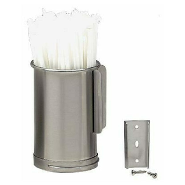 Dispense Rite TSD-1S Straw Holder For ARS Stand Or Surface Mounted 3-1/2" Dia. X 6" Long