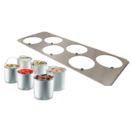 Eurodib 0006100012R00 Nemox Gourmet Pro Accessories Includes (1) Stainless Steel Insert & (6) 5.6" Dia X 5.6"H Anodized Aluminum Bowls