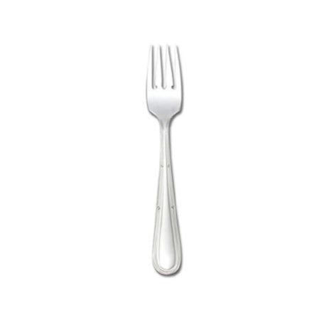 1880 Hospitality 1336FSLF Oneida® Salad/Pastry Fork 6-3/4" Linear Grooved Teardrop Shaped Handle