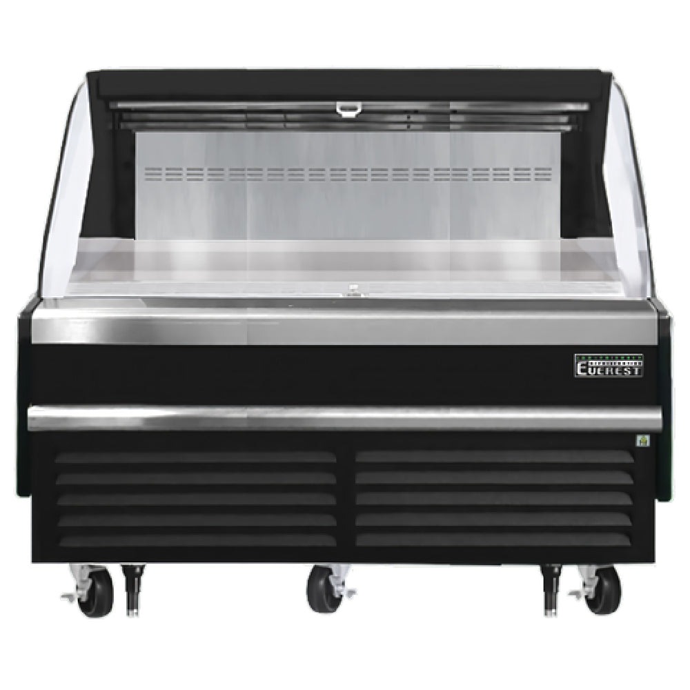 Everest Refrigeration EOMH-60-B-35-S Horizontal Open Display Merchandiser 60"W X 34-1/4"D X 41"H