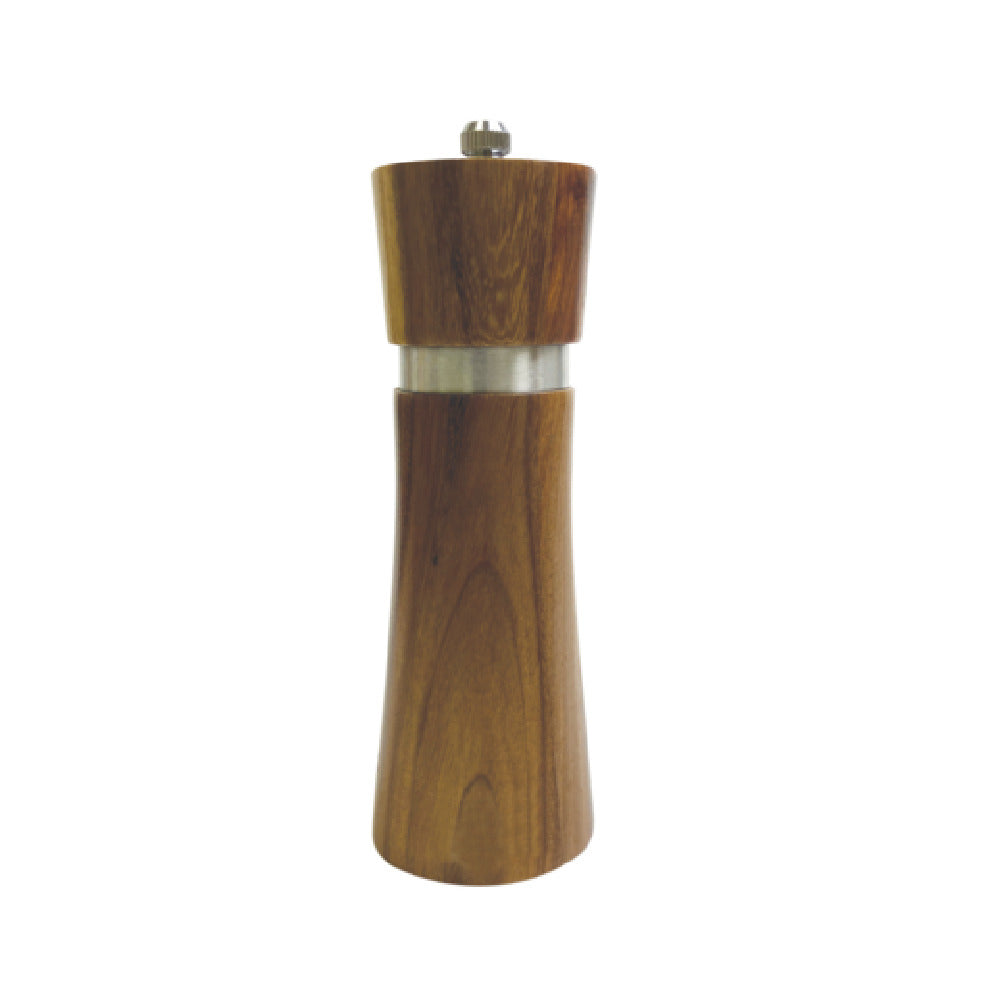Thunder Group WDPM206 Acacia Wood Pepper Mill 6"H