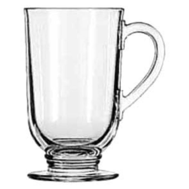 Libbey 5304 Irish Coffee Mug 10-1/2 Oz. With Handle (H 5" T 3-1/16" B 2-3/4" D 4-1/4") (12 Each Per Case)