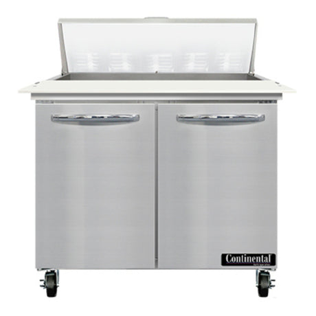 Continental Refrigerator SW36N10C Sandwich Unit 36"W 10.3 Cu Ft Capacity